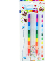 Toi-toys 10-in-1 Wachsmalstift, 2 Stk.
