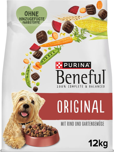 Beneful Original – Hundefutter – Rindfleisch-Gartengemüse – 12 kg