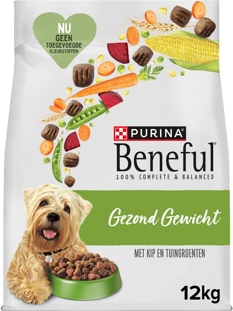 Wohltuendes gesundes Gewicht – Hundefutter Trockenfutter – Hühnergartengemüse – 12 kg