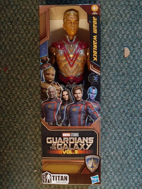 Hasbro Marvel Guardians of the Galaxy Bd. 3 Titan Hero Series Adam Warlock, 4 Jahre, Titan Hero Series, mehrfarbig
