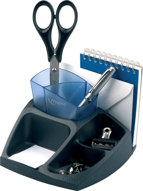 Maped Office Essentials Grüner kompakter Bürozubehörhalter – Schwarz Blau