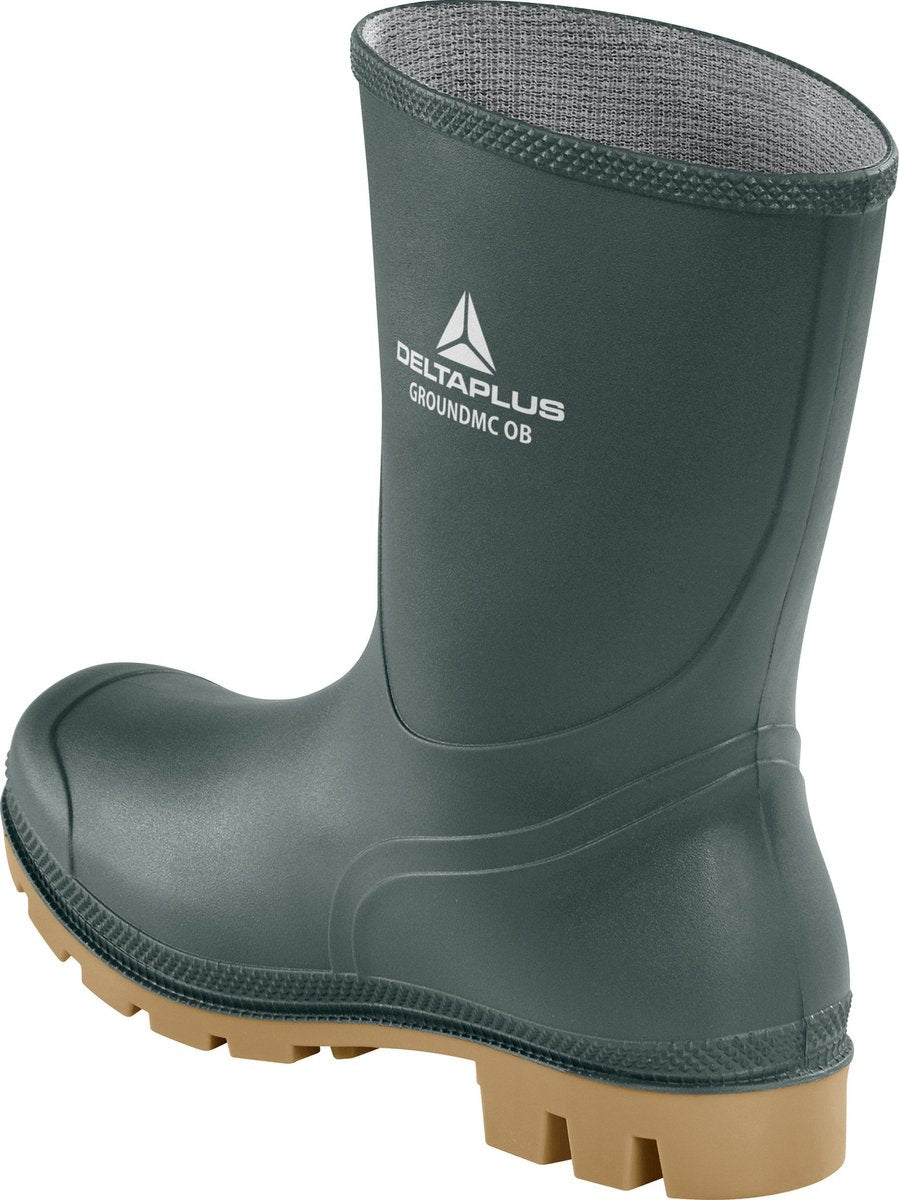 Deltaplus Wadenarbeitsstiefel Ground MC Green 43 – PVC