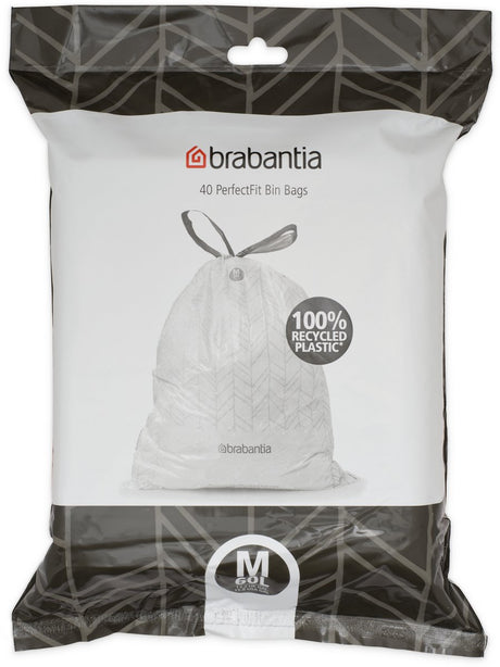 Brabantia Perfectfit Müllsäcke – 60 l – Code m – 40 Stück