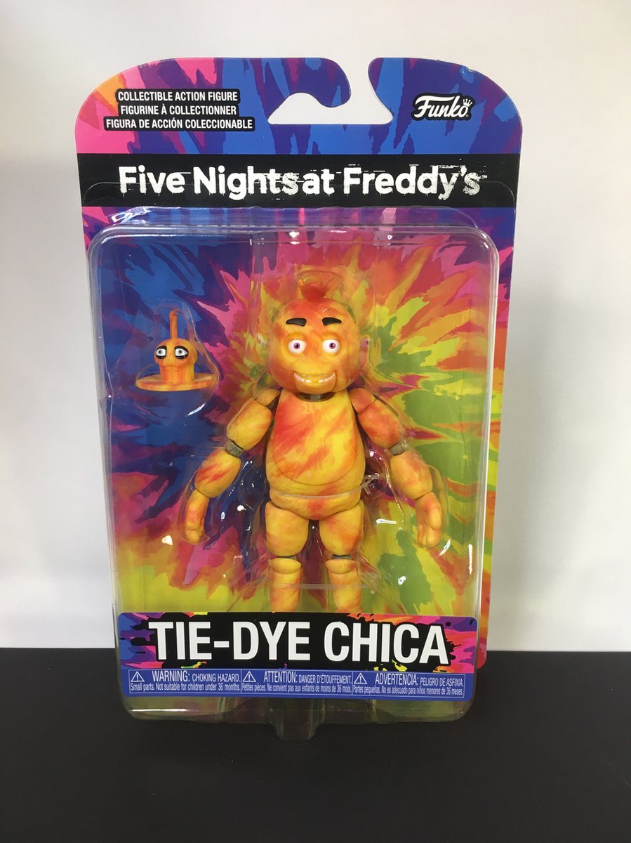 Funko Five Nights at Freddy?'s – Actionfigur Tiedye Chica, 13 cm große Sammelfigur – mehrfarbig