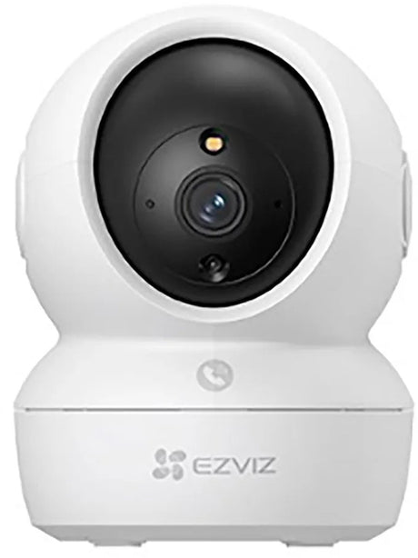 Ezviz H6C 2K-Überwachungskamera für den Innenbereich – 360°-Schwenk-/Neigefunktion – Smart Tracking, Personenerkennung, Geräuscherkennung – Weiß