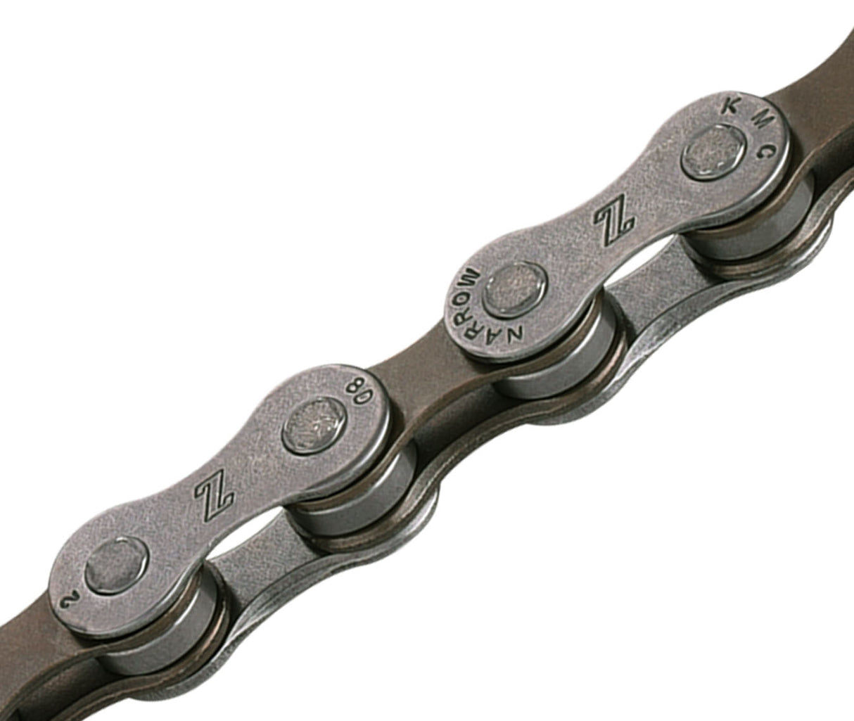KM C Z7 Fahrradkette 7-8 Geschwindigkeit 1 2x3 32 116 Schakels grau braun