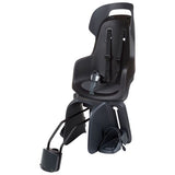 Bobike Kindersitz hinter Go Maxi RS mit Rahmenmontage (FF) und Schlafposition – Urban Black