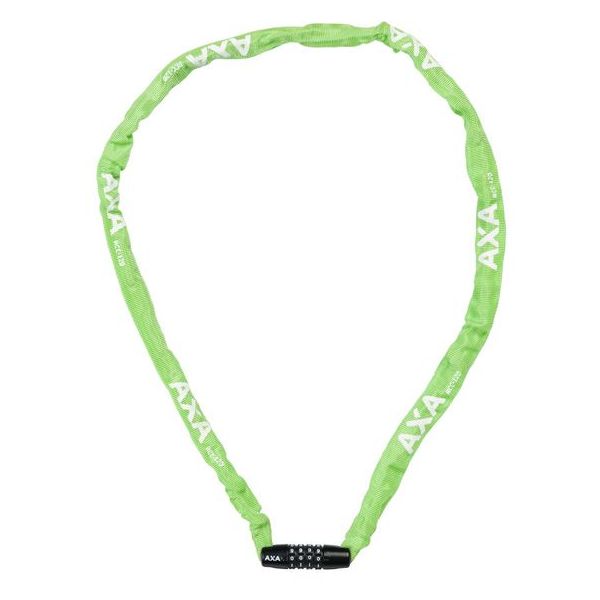 Axa Schlosskette starr 120cm Codeschloss grün (Karte)