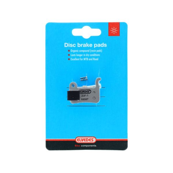 Elvedes Scheibenbremsbelagsatz – Shimano – organische Verbindung (Harz) – 1 Paar