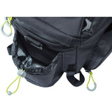 Basilil Miles XL Pro -Gepäck -Bedrohungstasche - wasserdicht - sportlich - schwarzer Kalk - 9-36L - Mikr -RT -Adapterplatten