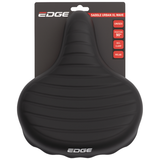 Edge Fahrrad Sattel Urban XL Wave - Schwarz