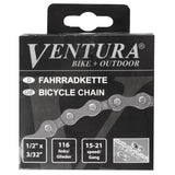 Ventura -Halskette 6 7 Geschwindigkeit 1 2 x 3 32 116 Links - einschließlich Schließverbindung