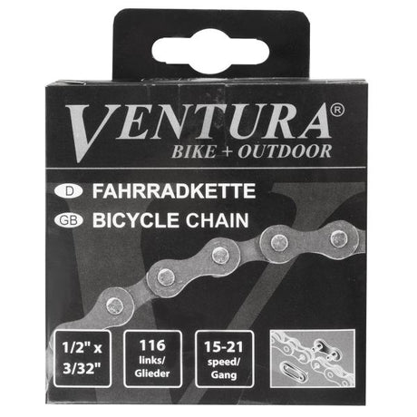 Ventura -Halskette 6 7 Geschwindigkeit 1 2 x 3 32 116 Links - einschließlich Schließverbindung