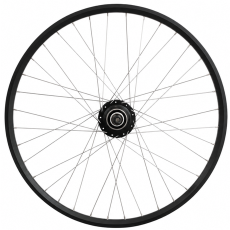 Shimano achterwiel 28 1 4inch nexus 8 naaf (zwart) - zac2000 velg (zwart) met rvs spaken - voor schijfrem