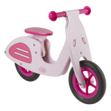 Balans Bike Wood Vespa Pink