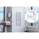 Eisl eisl badkamerradiator met timer 120x50x15 cm wit