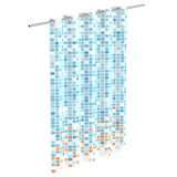 EiSl -Duschvorhang mit Mosaic 200x180x0,2 cm blau und orange
