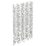 Eisl Eisl shower curtain with mosaic 200x180x0.2 cm gray