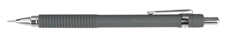 Aristo ar-85711 Druckbleistift mattgrau 0,5 Gummigriff, Metallclip