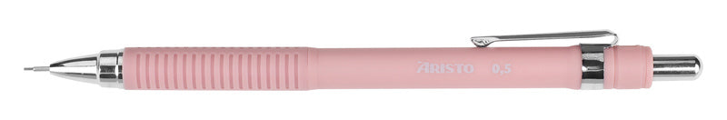 Aristo ar-85712 Druckbleistift mattrosa 0,5, Gummigriff, Metallclip