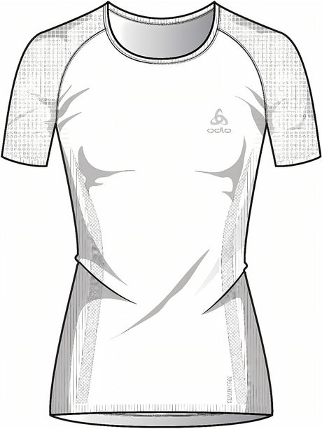 Odlo Sportshirt Performance X-Light Damen - Farbe Weiß - Größe XL