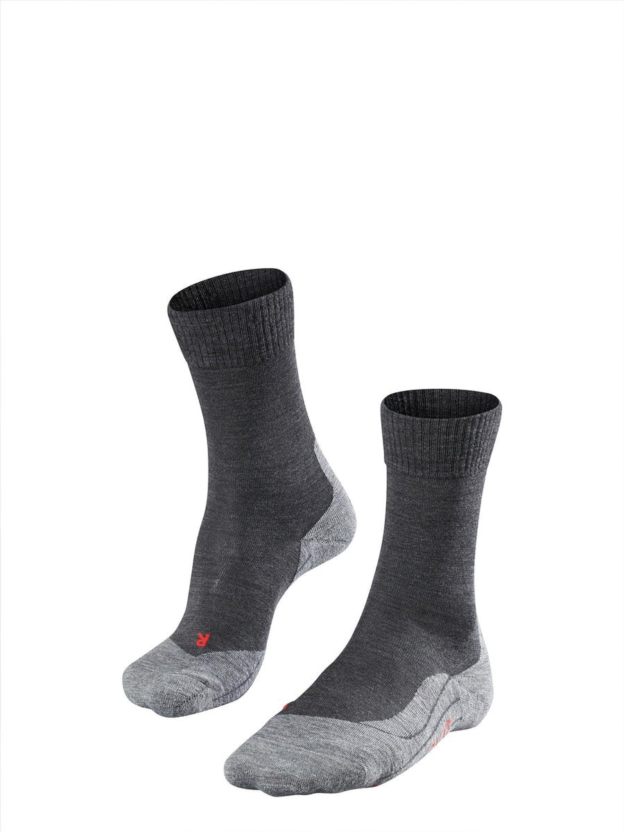 Falke TK5 Anti-Blister Wandersocken aus dünnem Woll-Funktionsmaterial Herren grau - Größe 44-45