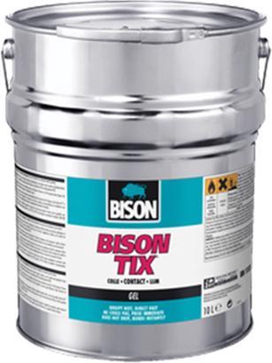 Bison tix® Dose 5 l. gelförmig, superstark, universell, Kontaktkleber, wasserfeste Oberfläche, einfache Anwendung, für unzählige Reparaturen geeignet, einfach anzuwenden