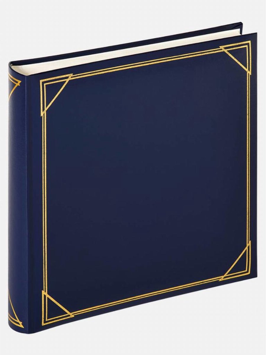Walther MX-200-L Standard - klassisches Album - Format 30 x 30 cm - 100 weiße Seiten - blau