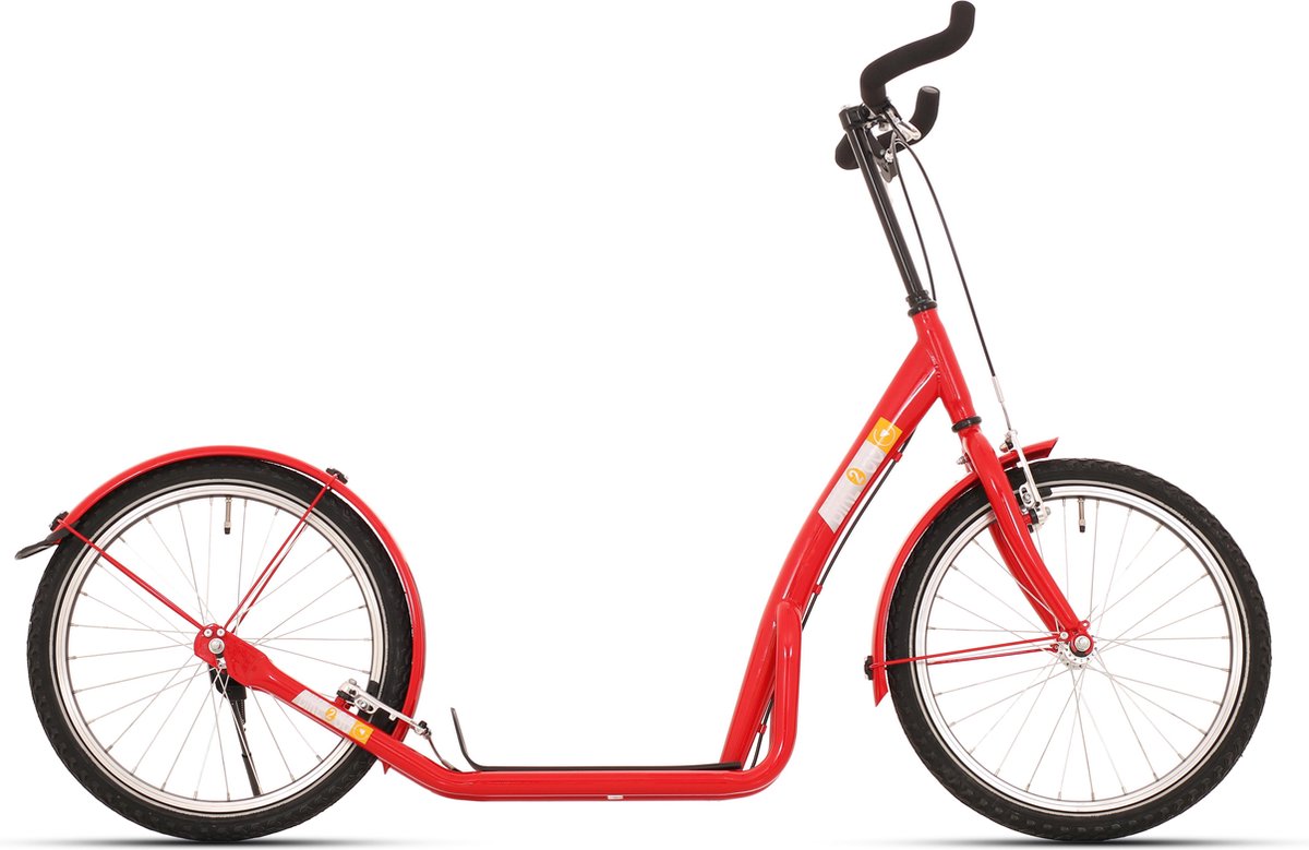Bikefun Roller Bike-2-go 20 Zoll mit V-Bremse - Rot