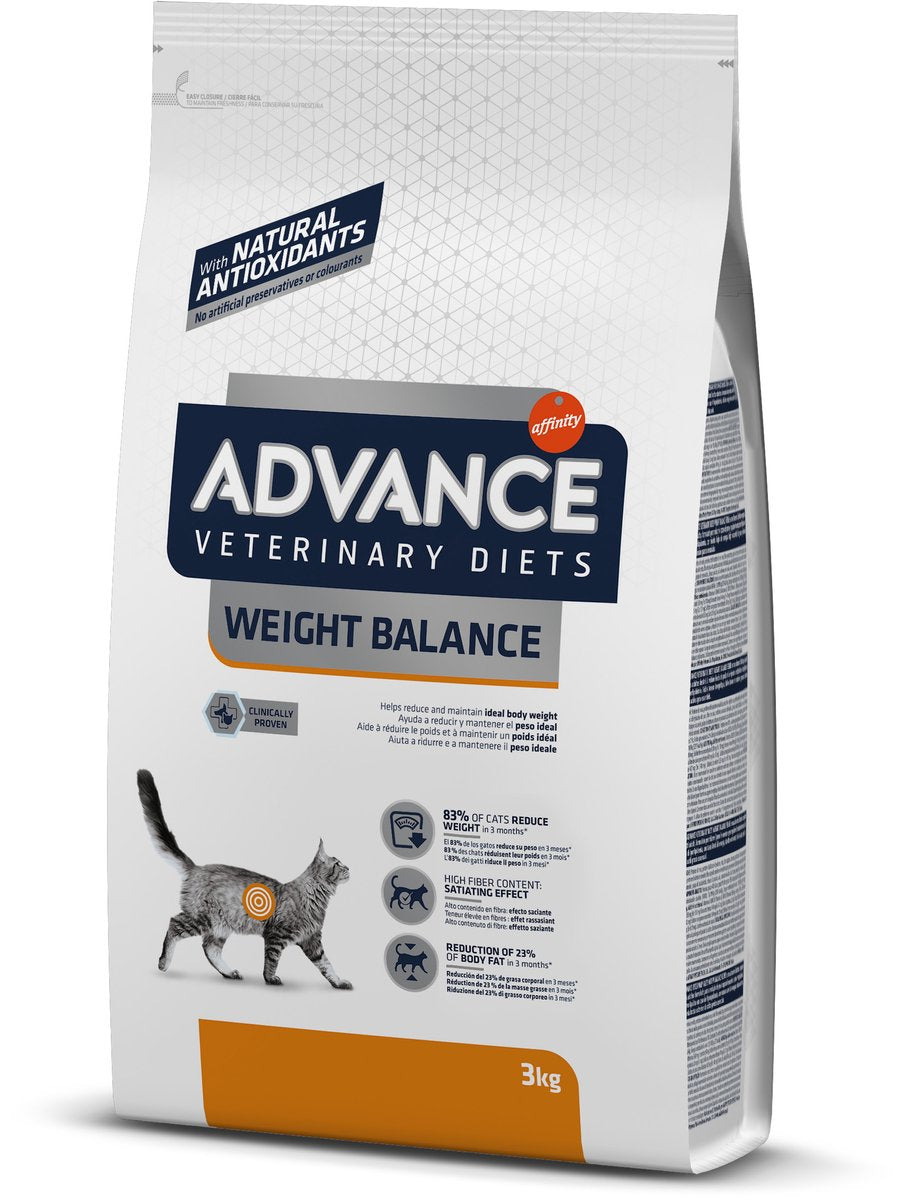 Advance Veterinary Diet Cat – Gewichtsbalance – Katzenfutter – 3 kg