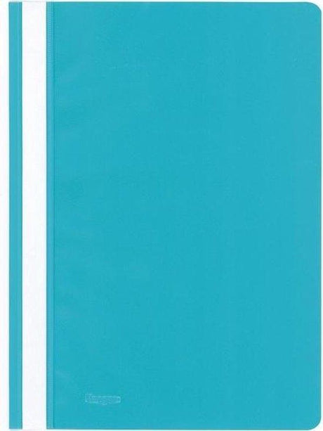Kangaro snelhechtermap - a4 - pp - turquoise - krimp á 25 stuks - k-22049