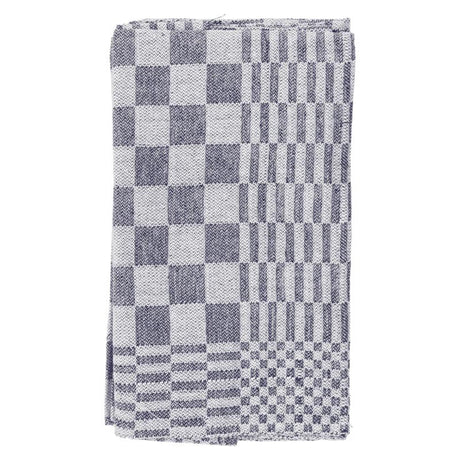 Geschirrtücher kariert 60x65 blau 6er Pack.