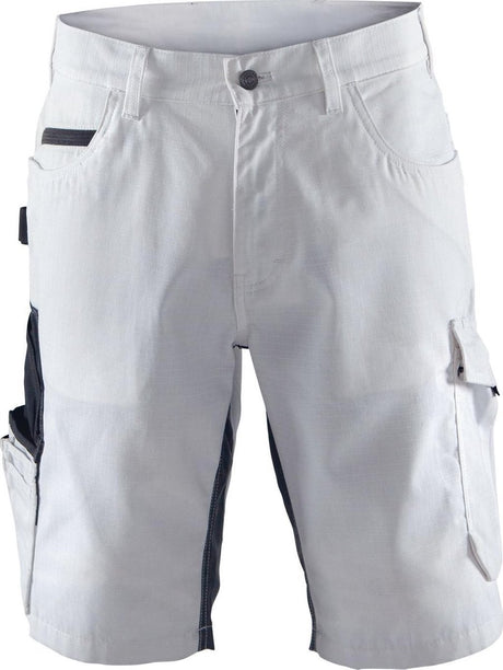 Blåkläder Blaklader 1094 Malershorts mit Stretch, weiß, dunkelgrau, C54
