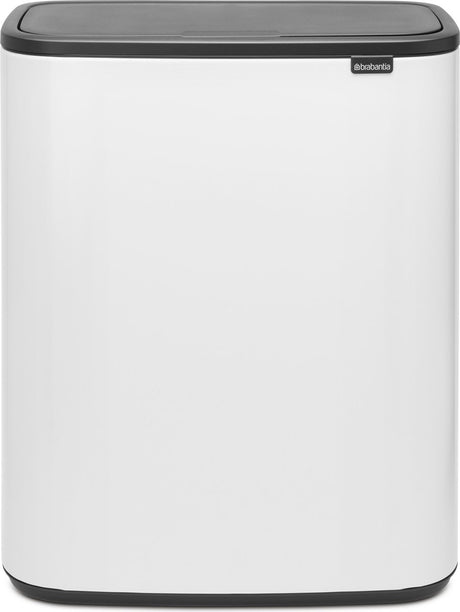 Brabantia Bo Touch Bin Abfallbehälter – 60 Liter – 1 Fach – Weiß