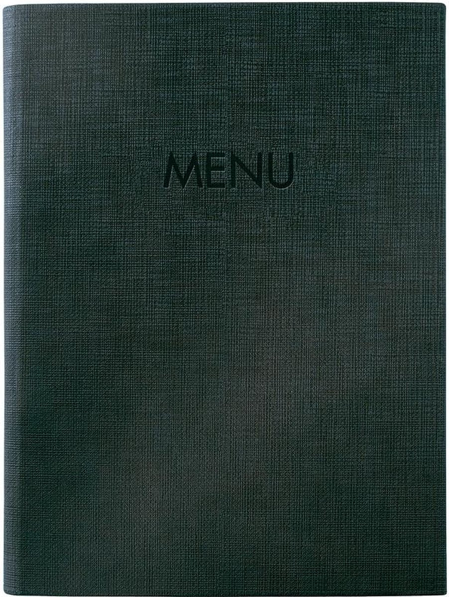 Sigel Menükartenmappe - A5 - Grau - für 8 Blatt - SI-SM207