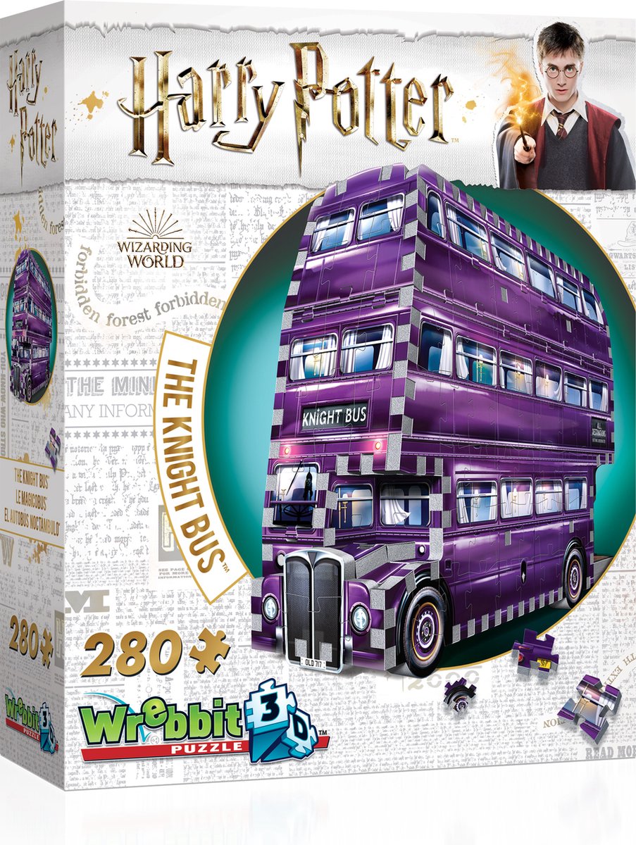 Wrebbit der Ritterbus – 3D-Puzzle – Harry Potter – 280 Teile