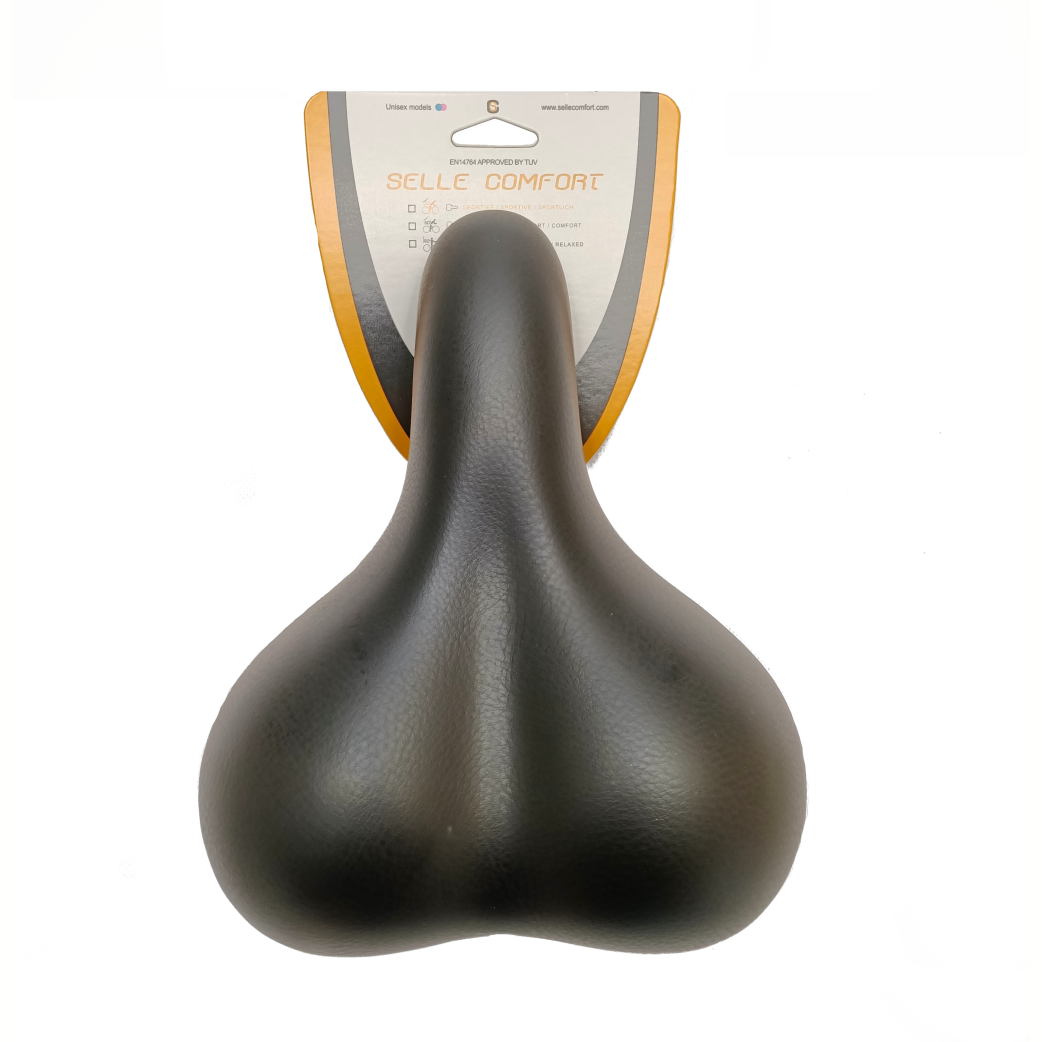 Selle Comfort Comfort Saddle City Black, without a noose.