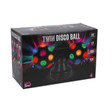 Partyzeit! Party Time Twin Discokugel schwarz