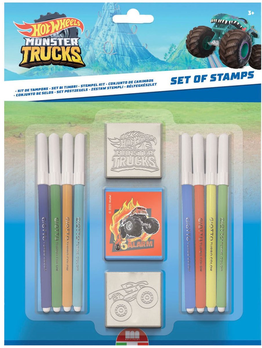 Multiprint Hot Wheels Stamp Set, 11dlg.