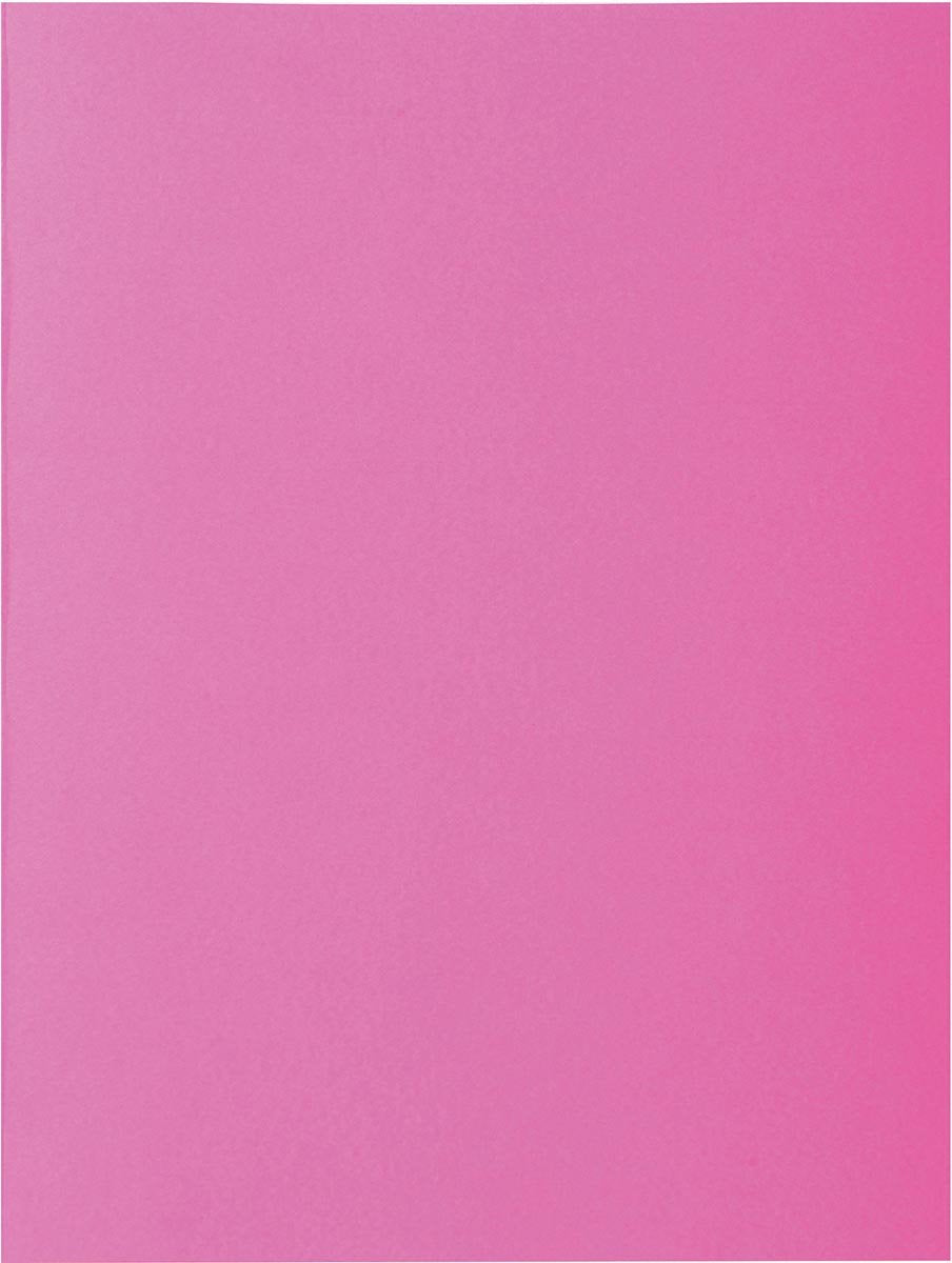 Exacompta Rock''s 80 – Packung mit 100 Einsteckmappen 22 x 31 cm für A4 – rosa – 800020e