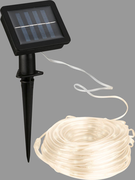Briloner - Solar-LED-Band, 100x LED, IP44, Outdoor, 10m