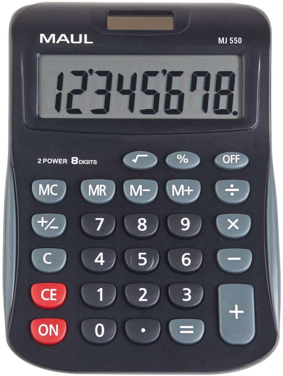 Maul Tischrechner MJ 550 | Junior | schwarz
