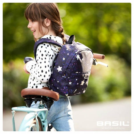 Basilikum Rucksack Stardust Schwarz