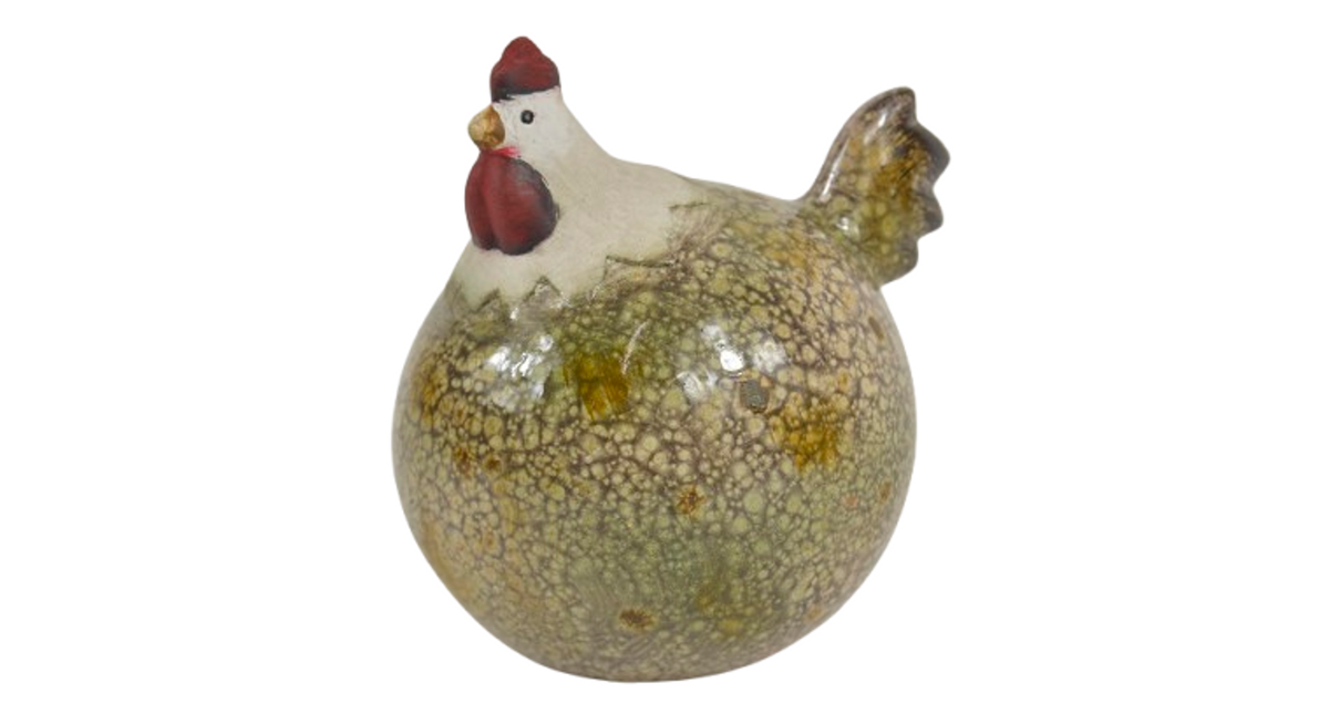 Rooster 14,5x13x15,3cm ceramic