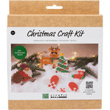 Nabbi Hobby-Set Bioperlen, Weihnachtsmann, Weihnachtsstrumpf, Weihnachtsherz, Weihnachtsbaum und Rentier, 1 Box
