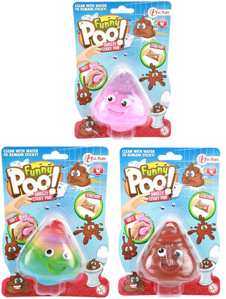 Toi-toys lustiger, klebriger, dehnbarer, lachender Kot