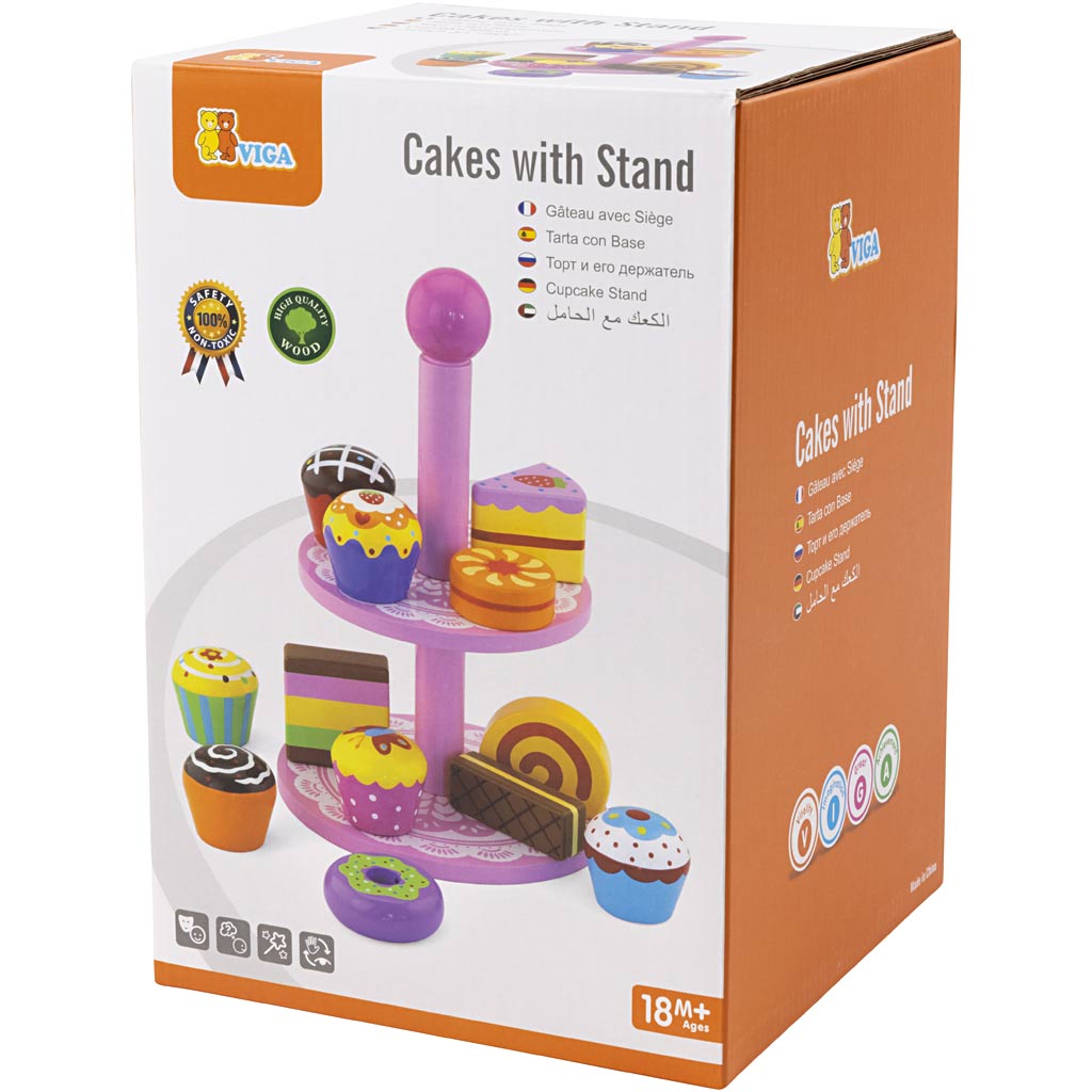 Https: www.cchobby.nl viga-cupcakes-with-cake-plateau-size-25-5-cm-1-set