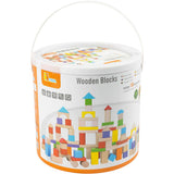 Viga Holzklötze, Größe 3 cm, 100 Teile 1 Box