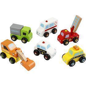 Viga Miniautos, Größe 7-9 cm, 6 Teile 1 Karton