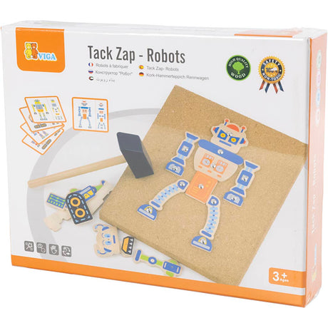 Viga Hammermosaik-Set, Roboter, Größe 23x18 cm, 1 Stück